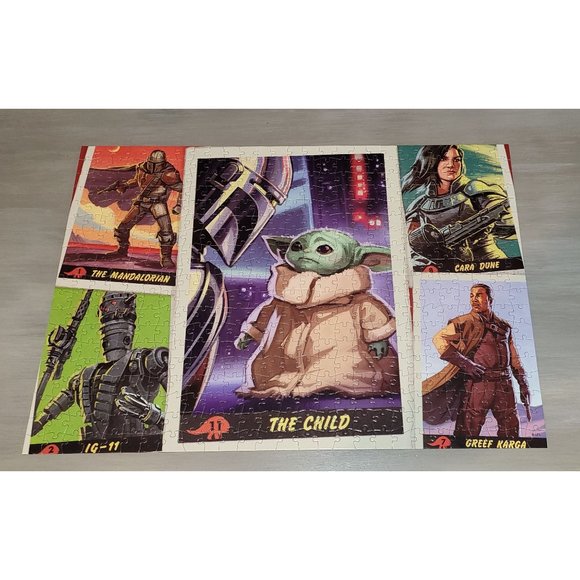 MANDALORIAN BABY YODA JIGSAW PUZZLE 500 PIECE STAR WARS - Picture 1 of 2